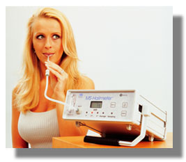 MS-Halimeter taking breath sample