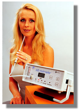 MS-Halimeter incubating breath sample
